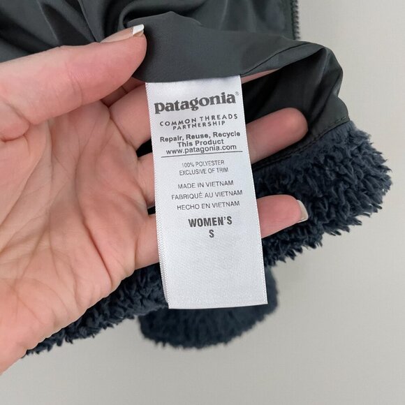 Patagonia Dark Gray Los Gatos Fleece Full Zip Jacket Size Small - Picture 4 of 7
